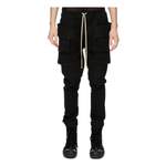 Herrenhose von Rick Owens, in der Farbe Schwarz, aus Baumwolle, andere Perspektive, Vorschaubild