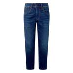 Slim Fit Jeans, in der Farbe Blau, aus Stoff, Vorschaubild
