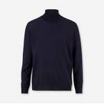 Rollkragenpullover von Olymp, in der Farbe Blau, aus Jeans, Vorschaubild