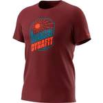 T-Shirt von Dynafit, in der Farbe Rot, aus Baumwolle, Vorschaubild
