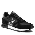 Sneakers von EA7 Emporio Armani, in der Farbe Schwarz, aus Polyester, andere Perspektive, Vorschaubild