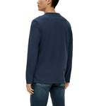 Langarm Shirt von s.Oliver, in der Farbe Blau, aus Polyester, andere Perspektive, Vorschaubild