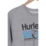 T-Shirt von hurley, in der Farbe Grau, aus Baumwolle, andere Perspektive, Vorschaubild