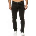 Slim Fit Jeans von Reslad, in der Farbe Schwarz, andere Perspektive, Vorschaubild