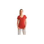 T-Shirt von Leela Cotton, in der Farbe Rot, andere Perspektive, Vorschaubild