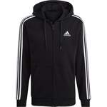 Herren-Sportjacke von adidas Sportswear, in der Farbe Schwarz, aus Polyester, andere Perspektive, Vorschaubild