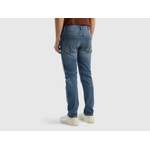 Slim Fit Jeans von United Colors of Benetton, in der Farbe Blau, aus Polyester, andere Perspektive, Vorschaubild