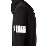 Fleecejacke von Puma, in der Farbe Schwarz, aus Baumwolle, andere Perspektive, Vorschaubild