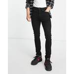 Slim Fit Jeans von Selected Homme, in der Farbe Schwarz, aus Baumwolle, Vorschaubild