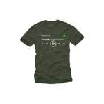 T-Shirt von MAKAYA, in der Farbe Grün, andere Perspektive, Vorschaubild