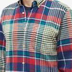 Herrenhemd von Portuguese Flannel, Mehrfarbig, aus Baumwolle, andere Perspektive, Vorschaubild