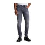 Slim Fit Jeans von Calvin Klein, in der Farbe Grau, aus Stoff, andere Perspektive, Vorschaubild