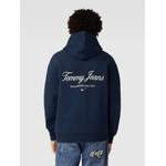 Sweatjacke von Tommy Jeans, in der Farbe Blau, aus Baumwolle, andere Perspektive, Vorschaubild