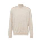 Rollkragenpullover von Olymp, in der Farbe Beige, aus Schurwolle, Vorschaubild