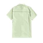 Langarm Shirt von LUNULE, in der Farbe Grün, aus Baumwolle, andere Perspektive, Vorschaubild