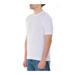 T-Shirt von John Smedley, in der Farbe Weiss, aus Baumwollstoff, andere Perspektive, Vorschaubild