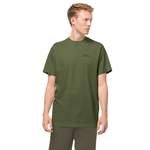 T-Shirt von Jack Wolfskin, in der Farbe Grün, aus Baumwolle, andere Perspektive, Vorschaubild