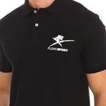 Poloshirt von Plein Sport, in der Farbe Schwarz, aus Baumwolle, andere Perspektive, Vorschaubild