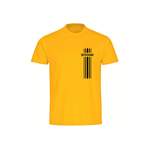 T-Shirt von multifanshop, in der Farbe Gelb, andere Perspektive, Vorschaubild