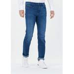 Slim Fit Jeans von Boss, in der Farbe Blau, aus Baumwolle, andere Perspektive, Vorschaubild