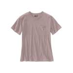 T-Shirt von Carhartt, in der Farbe Rosa, andere Perspektive, Vorschaubild