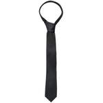 Krawatte von Eterna, in der Farbe Schwarz, aus Seide, andere Perspektive, Vorschaubild
