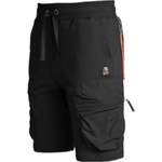 Shorts von Parajumpers, in der Farbe Schwarz, aus Baumwolle, andere Perspektive, Vorschaubild