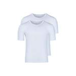 T-Shirt von HUBER, in der Farbe Weiss, aus Baumwolle, andere Perspektive, Vorschaubild