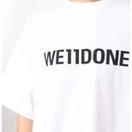 T-Shirt von We11Done, in der Farbe Weiss, aus Baumwolle, andere Perspektive, Vorschaubild