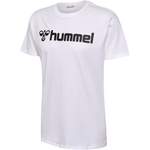 T-Shirt von Hummel, in der Farbe Weiss, aus Baumwolle, andere Perspektive, Vorschaubild