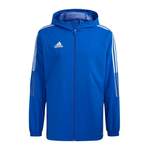 Trainingsjacke von adidas performance, in der Farbe Weiss, aus Recyceltes, andere Perspektive, Vorschaubild