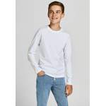 Langarm Shirt von Jack & Jones Junior, in der Farbe Weiss, aus Jersey, Vorschaubild