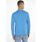 Langarm Shirt von Tommy Hilfiger, in der Farbe Blau, aus Jersey, andere Perspektive, Vorschaubild