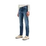Slim Fit Jeans von Emporio Armani, in der Farbe Blau, aus Baumwolle, andere Perspektive, Vorschaubild