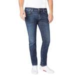 Slim Fit Jeans, aus Polyester, andere Perspektive, Vorschaubild