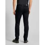 Herren-Jeans von Alberto, in der Farbe Schwarz, aus Baumwolle, andere Perspektive, Vorschaubild