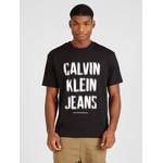 T-Shirt von Calvin Klein Jeans, in der Farbe Schwarz, andere Perspektive, Vorschaubild