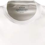 T-Shirt von Eton, in der Farbe Weiss, aus Baumwolle, andere Perspektive, Vorschaubild