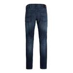 Slim Fit Jeans von Jack & Jones Plus, in der Farbe Blau, aus Baumwolle, andere Perspektive, Vorschaubild