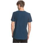 T-Shirt von Quiksilver, in der Farbe Blau, aus Baumwollstoff, andere Perspektive, Vorschaubild