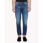 Slim Fit Jeans von Dondup, in der Farbe Blau, aus Stoff, andere Perspektive, Vorschaubild
