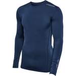 Langarm Shirt von Hummel, in der Farbe Blau, aus Polyester, andere Perspektive, Vorschaubild