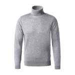 Rollkragenpullover von John Smedley, in der Farbe Grau, aus Jeans, Vorschaubild