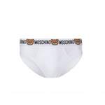 Boxershorts von Moschino, in der Farbe Weiss, aus Baumwolle, andere Perspektive, Vorschaubild