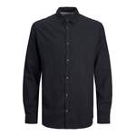 Herrenhemd von jack & jones, in der Farbe Schwarz, aus Webstoff, andere Perspektive, Vorschaubild