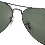 Herren-Sonnenbrille von Ray Ban, in der Farbe Schwarz, aus Metall, andere Perspektive, Vorschaubild