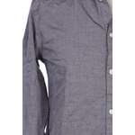 Herrenhemd von cleptomanicx, in der Farbe Grau, aus Baumwolle, andere Perspektive, Vorschaubild