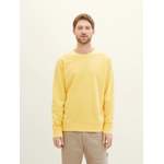 Sweatshirt von Tom Tailor, in der Farbe Gelb, aus Baumwolle, andere Perspektive, Vorschaubild