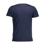T-Shirt von LA MARTINA, in der Farbe Blau, aus Baumwolle, andere Perspektive, Vorschaubild