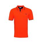 T-Shirt von U.S. Polo Assn, in der Farbe Orange, aus Baumwolle, andere Perspektive, Vorschaubild